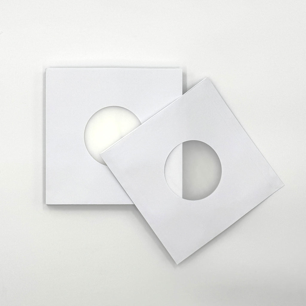 7" White Polylined Inner Record Sleeves