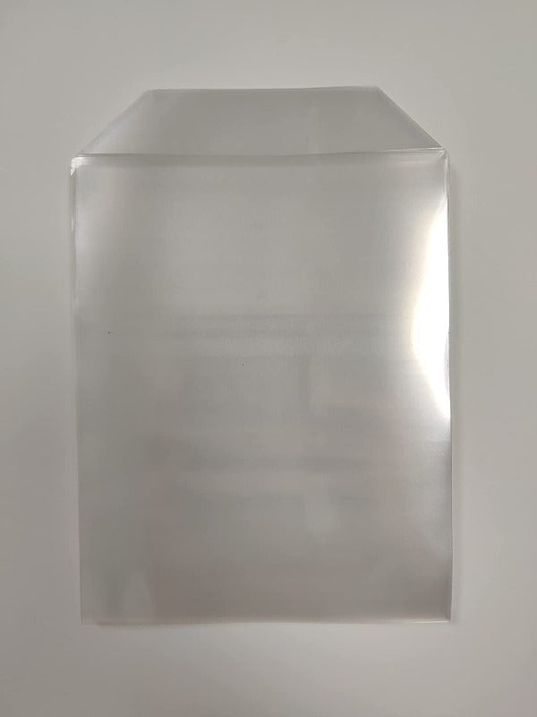 DVD Replacement Case Sleeve Clear Plastic with Flap Panmer Ltd